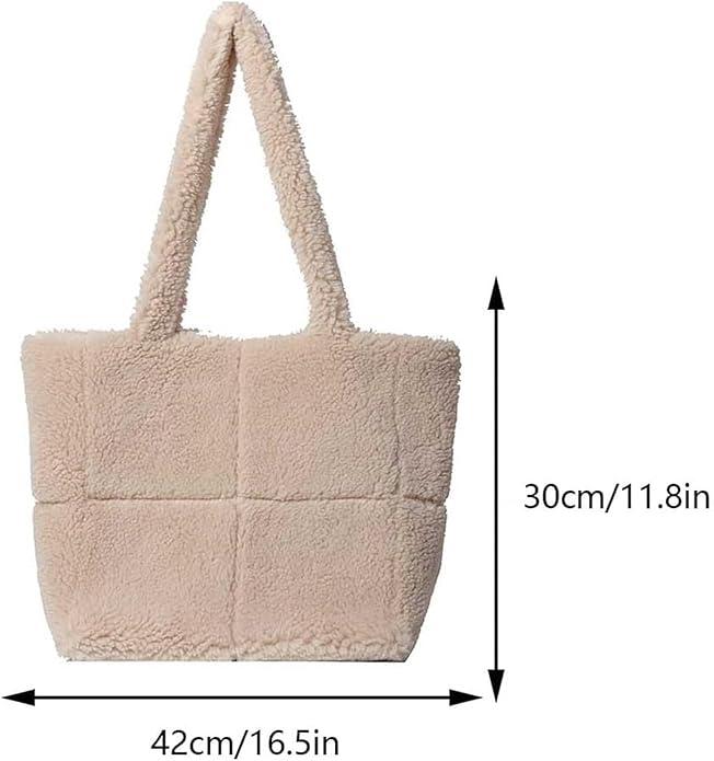 Produktbild Only-Bags.Store Schicke Kunstpelz-Umhängetasche - vielseitig und leicht, perfekt für Arbeit oder Freizeit