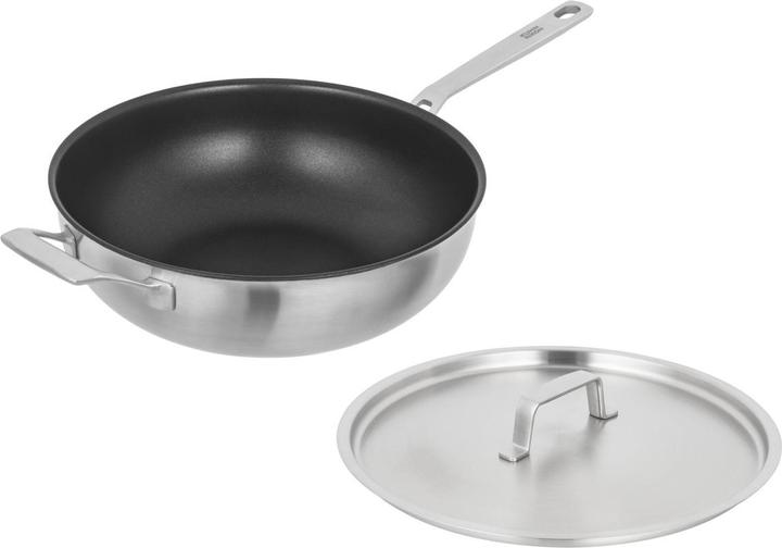 Kuhn Rikon Culinary Fiverply (28 cm, Wok Pfanne, Edelstahl, Aluminium)