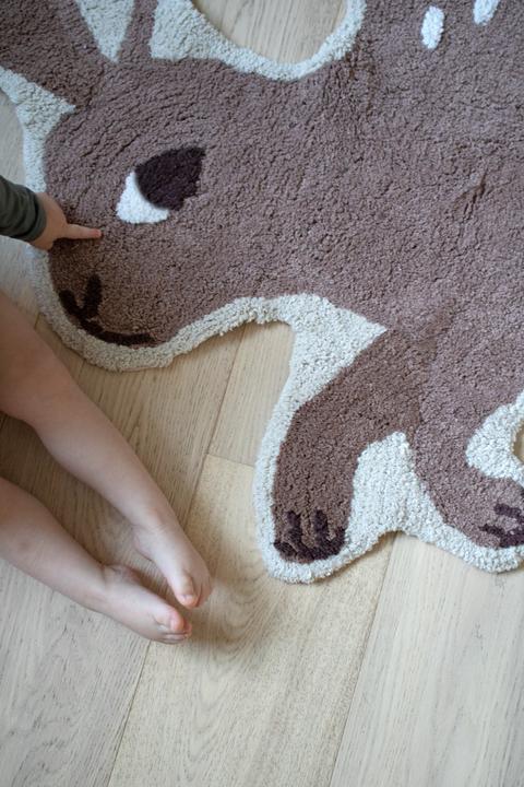 Produktbild Filibabba Teppich - Kaninchen Bella (100 x 88 cm)