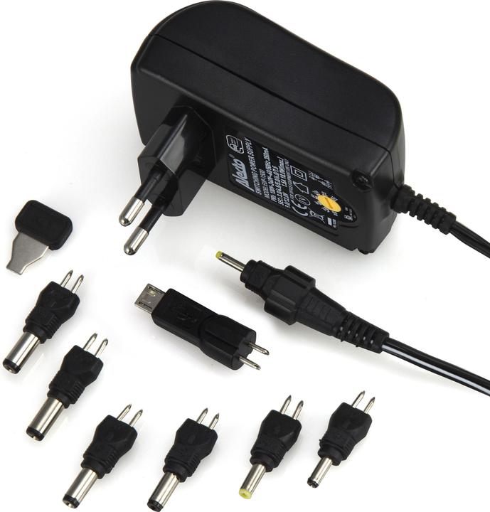 Actual product image Hesdo Alecto EUP-1500 Power Supply & Voltage Converter Black