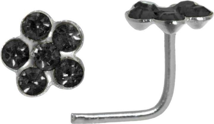 Actual product image Bijouteria Nose piercing (Crystal, Silver 925)
