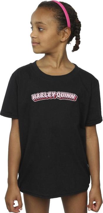Immagine prodotto Batman Harley Quinn Logo Maglietta Ragazze (140, 146)