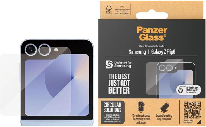 PanzerGlass Classic Fit (1 Stück, Samsung Galaxy Z Flip6)