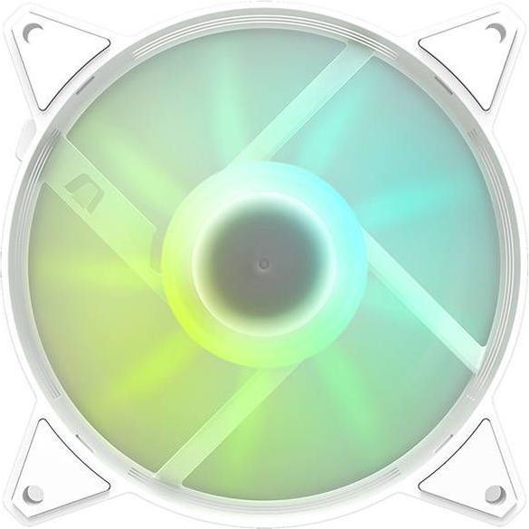 Actual product image Darkflash Tech C6 ARGB Computer Fan Set 3in1 120x120 (white) (120 mm, 3 x)
