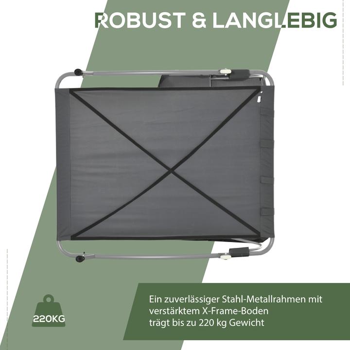 Immagine prodotto Outsunny Divano matrimoniale con tetto (200 cm)