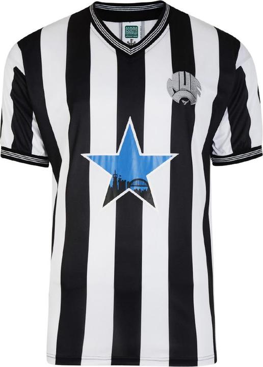 Score Draw Newcastle FC 1984 Retro Trikot