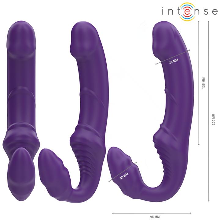 Immagine prodotto Intense Jill Doppelvibrator 20 cm Lila Fernbedienung