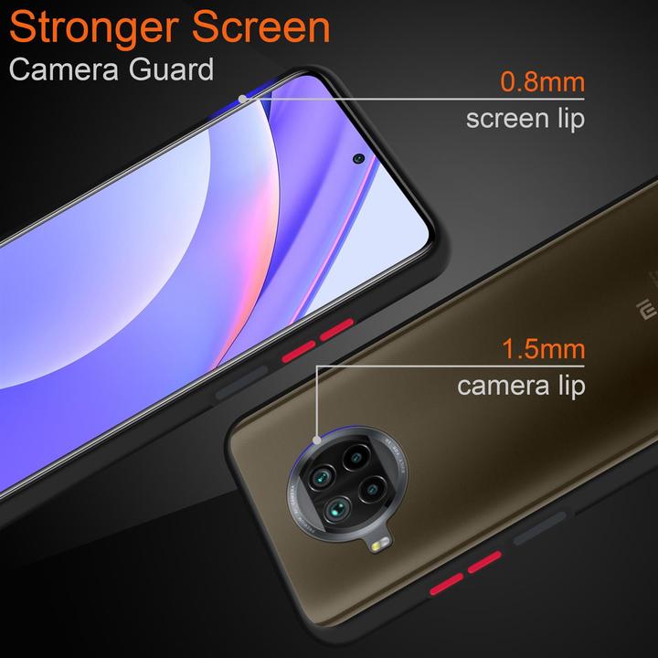 Actual product image Cadorabo Hybrid Matt Cover (Mi 10T Lite)