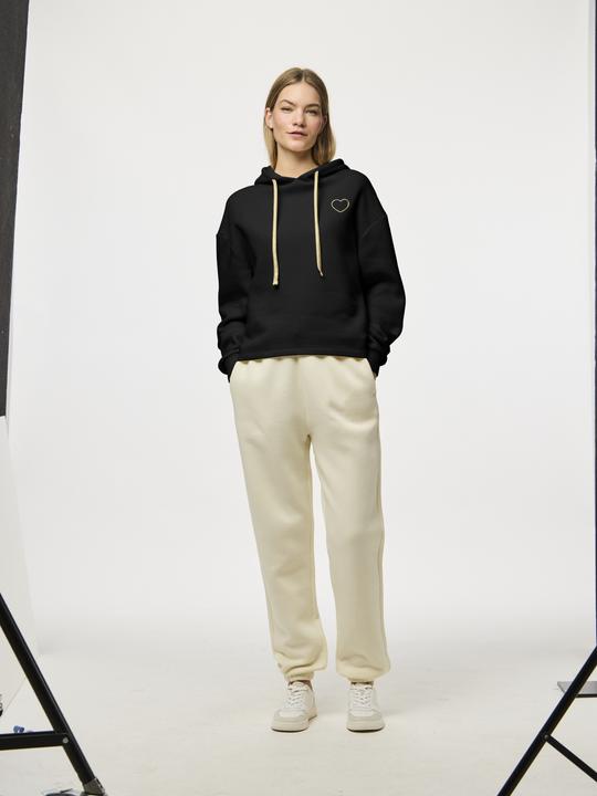 Actual product image Pieces Pcchilli Ls Heart Hoodie Noos Bc (XL)
