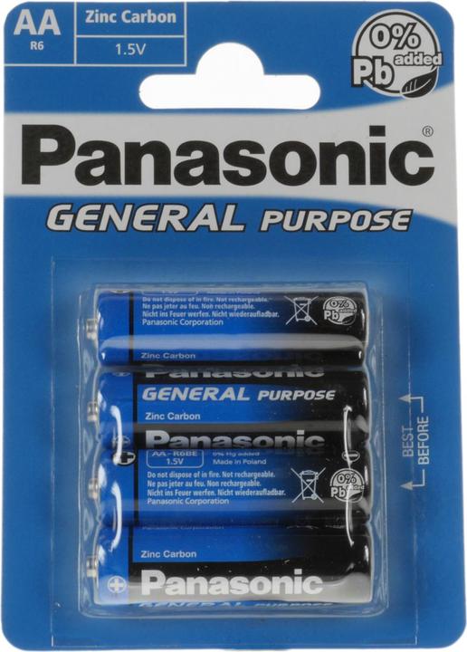 Image du produit Panasonic General Purpose (4 pcs, AA, 2500 mAh)