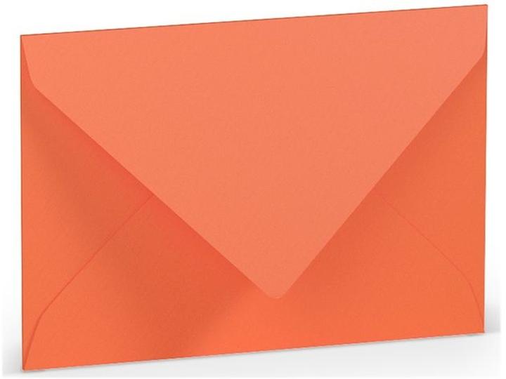 Paperado Briefumschläge C7 Seidenfutter Nassklebung VE=5 Stück Coral (C7, 5 x)