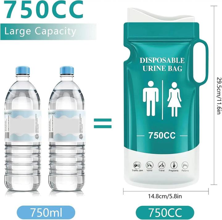 Produktbild Swissdetector Sac à urine - Pour Extérieur - unisexe - avec tampon absorbant (X 12) (Hygieneprodukt)