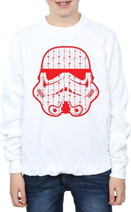 Image du produit Star Wars - Sweat CHRISTMAS STORMTROOPER HELMET - Garçon (140, 146)