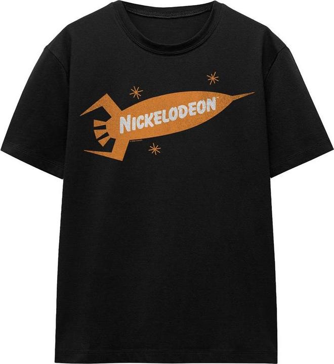 Immagine prodotto Nickelodeon Maglietta Logo Rocket Retrò Adulto Unisex (M)