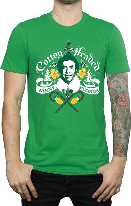 Immagine prodotto Elf Cotton Headed Ninny Muggins Maglietta Uomo (XXL)
