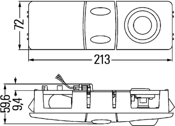 Actual product image Hella 14 Interior lights interior halogen installation for KÄSSBOHRER ROSENBAUER