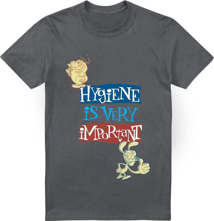 Immagine prodotto Ren & Stimpy Hygiene Is Very Important Maglietta Uomo (4XL)