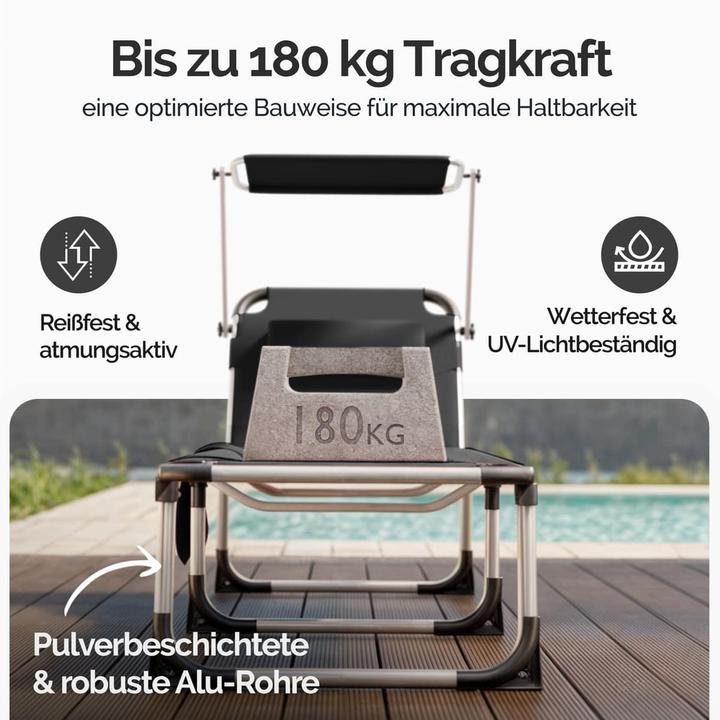 Produktbild Casaria Sonnenliege (210 cm)
