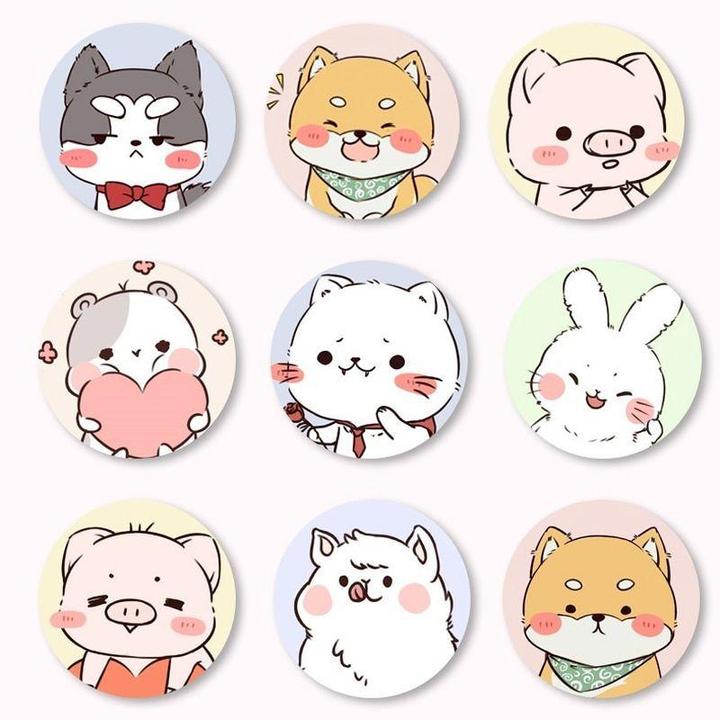 Immagine prodotto JTI Toppe rotonde - motivo animali - 120 pezzi (1 x)