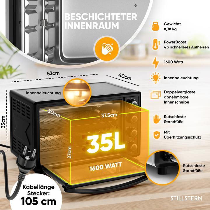 Produktbild Stillstern Minibackofen (CH-Stecker)