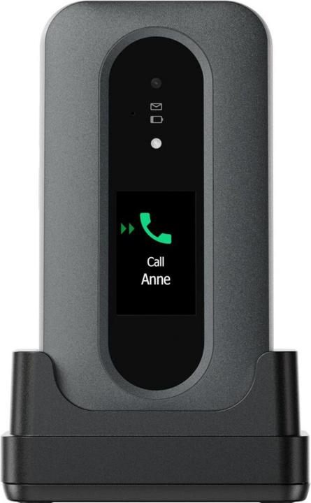 Actual product image Doro Leva L30, Clamshell, Single SIM, 7.11 cm (2.8"), 2 MP, 1150 mAh, Black, White (2.80", 2 Mpx, 4G)