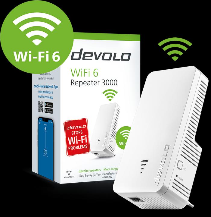 Produktbild Devolo Repeater 3000 (2402 Mbit/s, 574 Mbit/s)