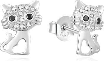 Immagine prodotto Beneto Orecchini giocosi in argento Cats AGUP1874