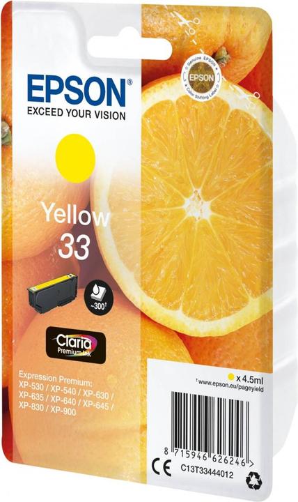 Produktbild Epson 33 Claria Premium (Y)