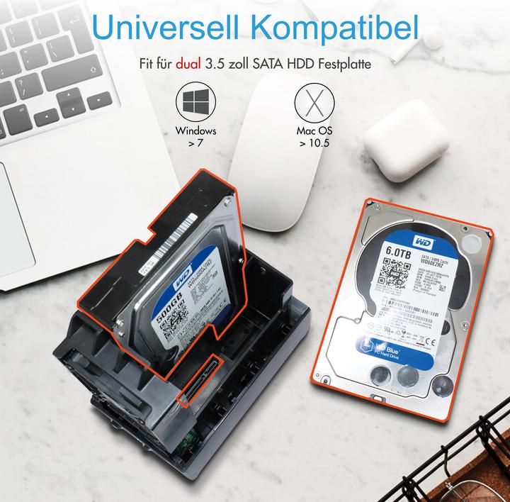 Actual product image Icy Box Ib-Rd3621u3 (3.5")