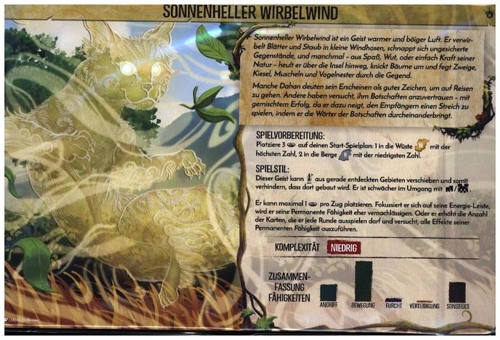 Actual product image Pegasus 90018G - Spirit Island: Sonnenheller Wirbelwind, age 12 and up (DE expansion) (German)