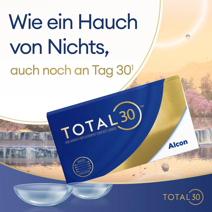 Produktbild Total 30 sphärisch (6 Stück, Monatslinse, Sphärisch)
