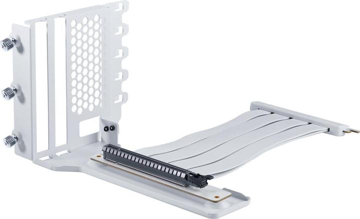 Produktbild Phanteks Vertikales GPU-Bracket II + PCI-E 4.0 x16 Riser Flachband-Kabel, 22 cm - weiss