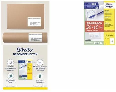 Produktbild Avery Universal-Etiketten