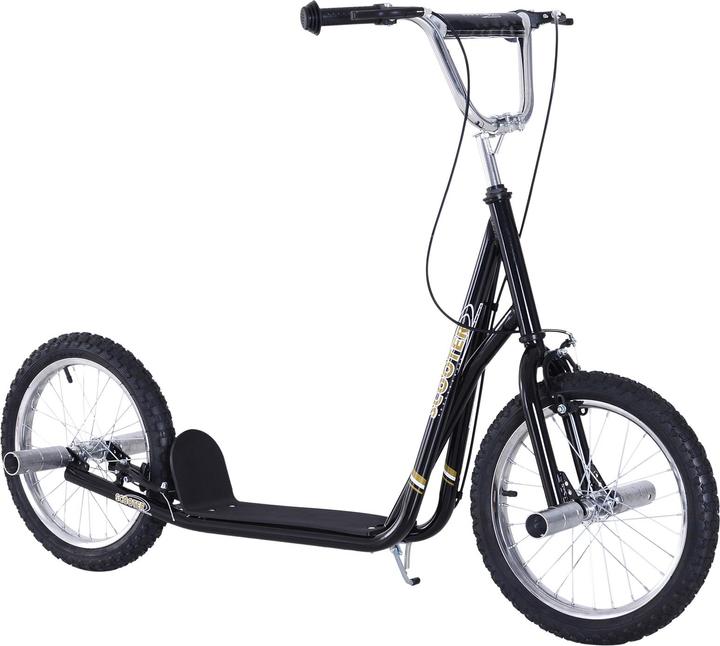 Immagine prodotto Homcom Monopattino per bambini con freno a mano, pneumatici extra spessi, manubrio regolabile in altezza
