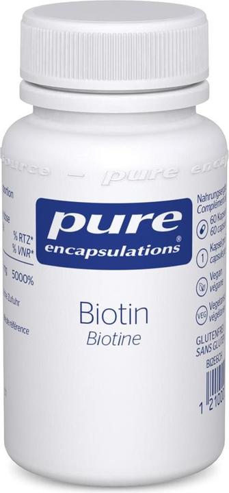 Immagine prodotto Pure encapsulations Capsule di biotina (60 Pezzo/i, Pillole, 26 g)