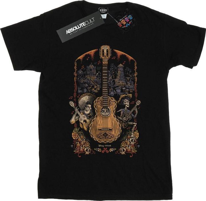 Immagine prodotto Disney Coco Guitar Poster Maglietta Ampia Donna (XL)
