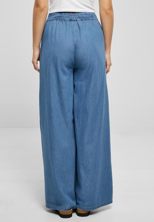 Produktbild Urban Classics Ladies Light Denim Wide Leg Pants (XL)