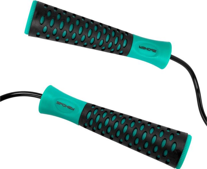 Actual product image Spokey Skipping rope Candy Rope, 3 m, turquoise, ribbon length: 3 (300 cm)
