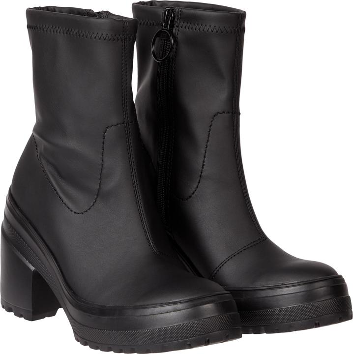 Immagine prodotto Tommy Hilfiger Stivale donna Tommy Jeans con tacco a metà altezza, nero, 38 EU (38)