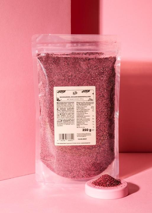 Actual product image KoRo Freeze-dried blackcurrant powder (250 g)