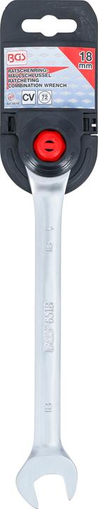 Actual product image BGS Ratchet Combination Wrench 18 mm (18 mm)