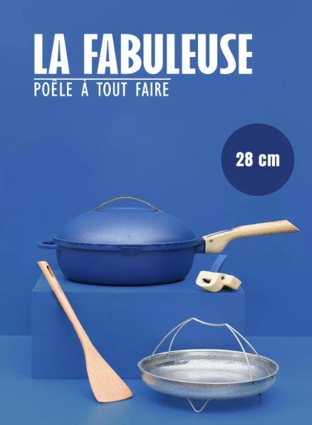 Actual product image Cookut La Fabuleuse (28 cm, Casserole + Stewpot, Aluminium)