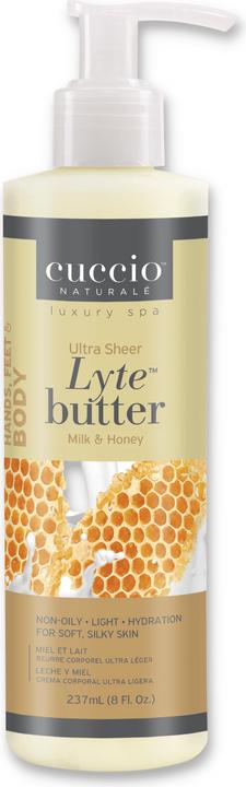 Cuccio Lyte Butter Lotion - Milk & Honey