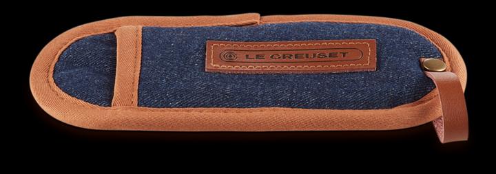 Actual product image Le Creuset Denim handle cover (100 % cotton)