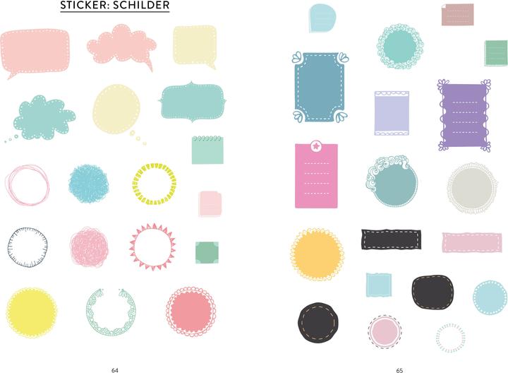 Actual product image Bullet Journal - Sticker Book for Teachers