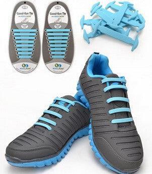 Produktbild Hermex Elastische Schnürsenkel Schuhband Sneaker Lauf Sportliche BLAU