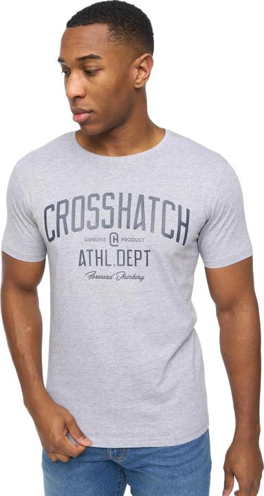 Actual product image Crosshatch Mens Collegetheme Assorted Designs T-Shirt (Pack of 5) (M)