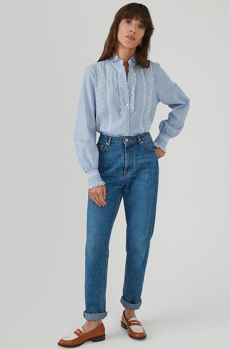 Actual product image La Redoute Collections Signature blouse made from organic cotton (48)