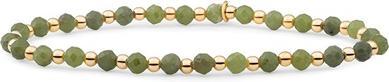 Sparkling Jewels Sparkling Mineral Bracelet With Green Jadeite