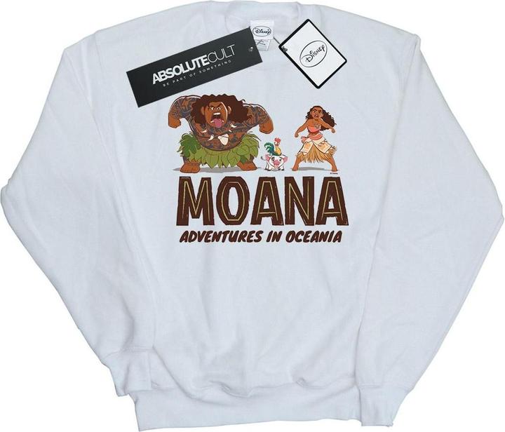 Actual product image Disney Womens/Ladies Moana Adventures in Oceania Sweatshirt (S)